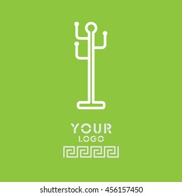 Web line icon. Rack, hanger.