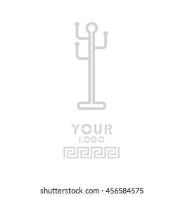 Web line icon. Rack, hanger.