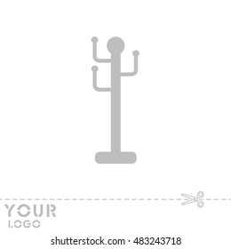Web line icon. Rack, hanger.