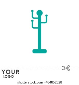 Web line icon. Rack, hanger.