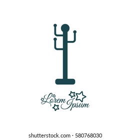 Web line icon. Rack, hanger.