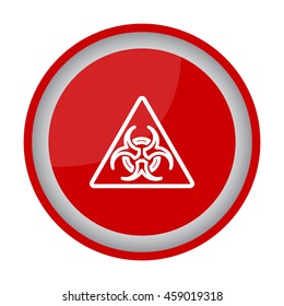 Web line icon. Radiation hazard