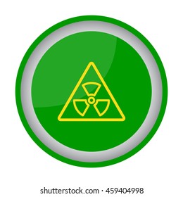 Web line icon. Radiation hazard