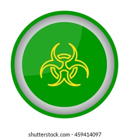 Web line icon. Radiation hazard, biohazard