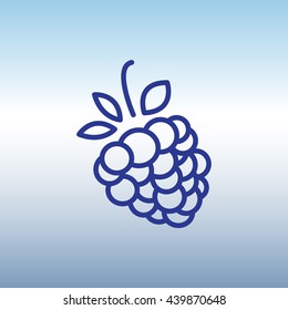 Web line icon. Raspberries