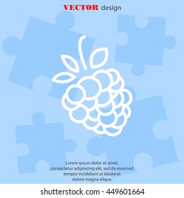 Web line icon. Raspberries