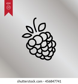 Web line icon. Raspberries