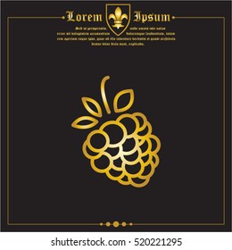 Web line icon. Raspberries