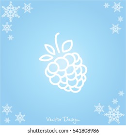 Web line icon. Raspberries