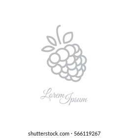 Web line icon. Raspberries