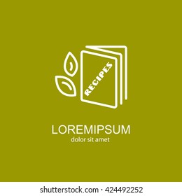 Web line icon. Recipe Book