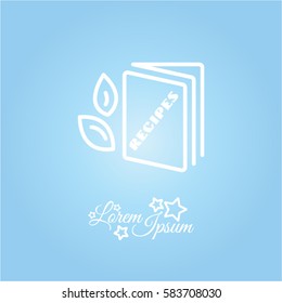 Web line icon. Recipe Book