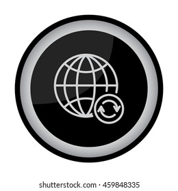 Web line icon. Reloading internet, update online