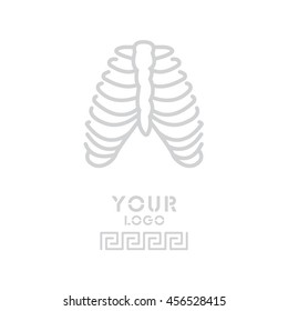 Web line icon. Ribs