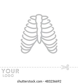 Web line icon. Ribs