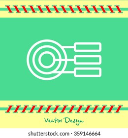 Web line icon. round diagrams, business  graph 