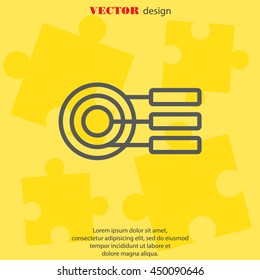 Web line icon. round diagrams, business  graph 