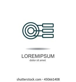 Web line icon. round diagrams, business  graph 