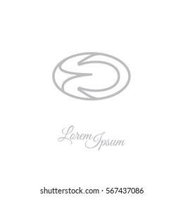 Web line icon. Rugby ball