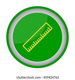 Web line icon. Ruler