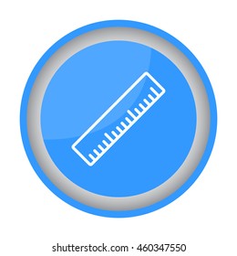 Web line icon. Ruler