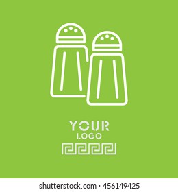 Web line icon. Salt and pepper