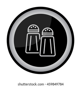 Web line icon. Salt and pepper