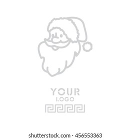 Web line icon. Santa Claus