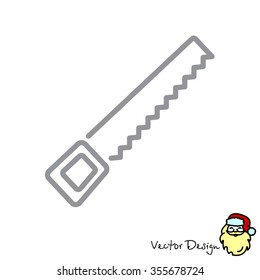 Web line icon. Saw