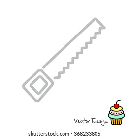 Web line icon. Saw