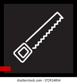 Web line icon. Saw