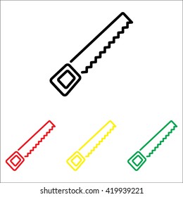 Web line icon. Saw