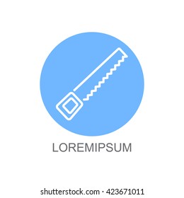 Web line icon. Saw