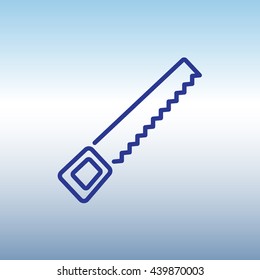 Web line icon. Saw