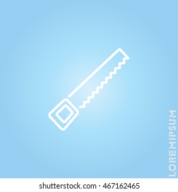 Web line icon. Saw