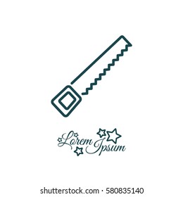 Web line icon. Saw