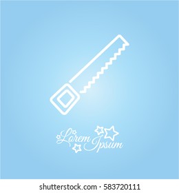 Web line icon. Saw