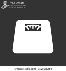 Web line icon. Scales.