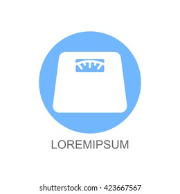 Web line icon. Scales.