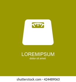 Web line icon. Scales.