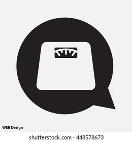 Web line icon. Scales.