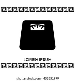 Web line icon. Scales.