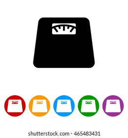 Web line icon. Scales.