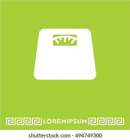 Web line icon. Scales.
