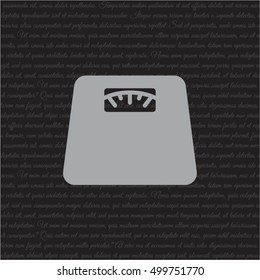 Web line icon. Scales.