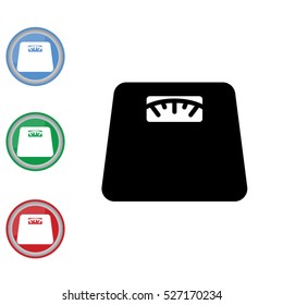 Web line icon. Scales.