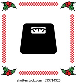 Web line icon. Scales.