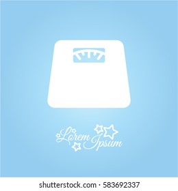Web line icon. Scales.