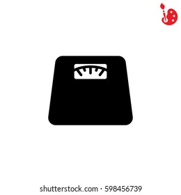 Web line icon. Scales.