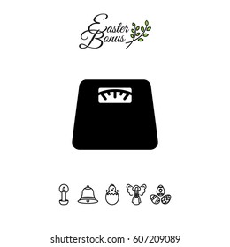 Web line icon. Scales.